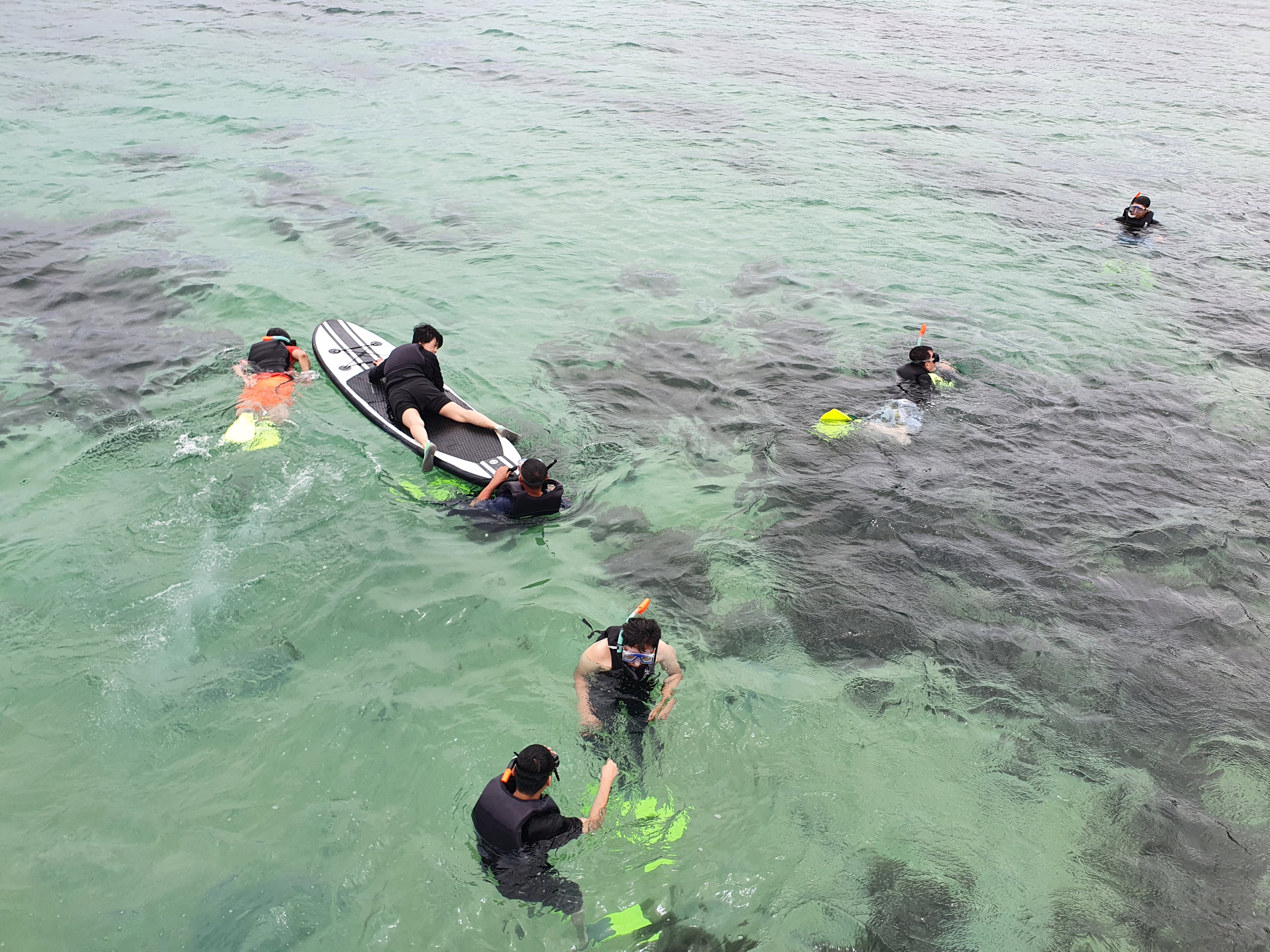 코타키나발루 바다 낚시 & 선상 스노클링 투어 (수상마을, 씨푸드 식사 / 한국인 선장님)