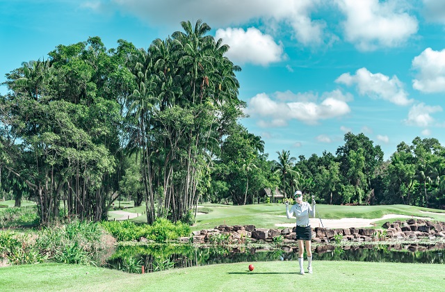 코타키나발루 수트라하버 리조트 CC - 18홀 그린피 + 카트피