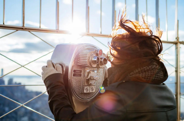 ニューヨーク・エンパイアステートビルディング展望台チケット(サンセットタイム予約可能)