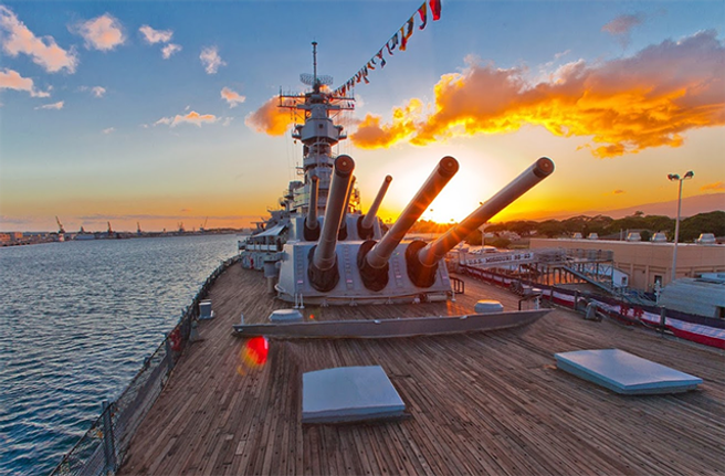 ハワイ ホノルル USSミズーリ戦艦記念館 入場チケット