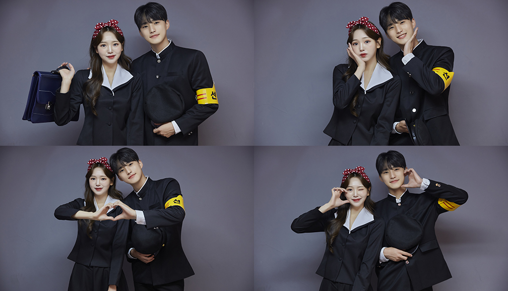 韓国 ・ 'Gyobok Mall' 学生服レンタル（ロッテワールドジャムシル、エバーランド、ホンデ）