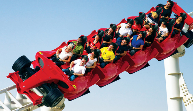 Abu Dhabi: Ferrari World, Yas Waterworld, and Warner Bros. Theme Park Admission Tickets