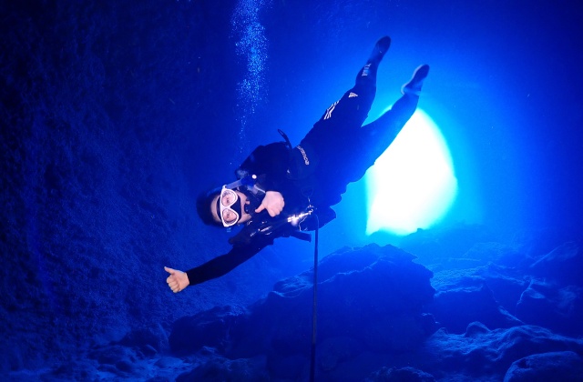 사이판 그로토 동굴 스노클링 & 체험 다이빙