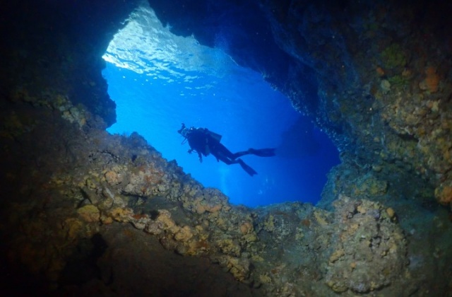 사이판 그로토 동굴 스노클링 & 체험 다이빙