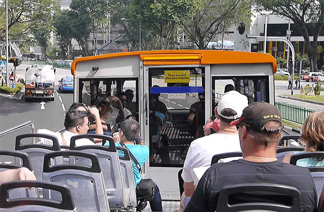 싱가포르 펀비 오픈탑 시티투어 버스