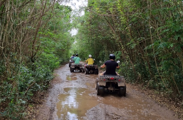 사이판 남부 해안 ATV 정글 탐험 투어