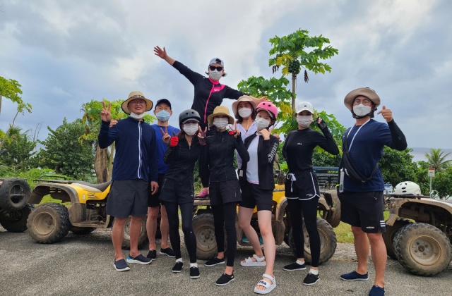 사이판 남부 해안 ATV 정글 탐험 투어