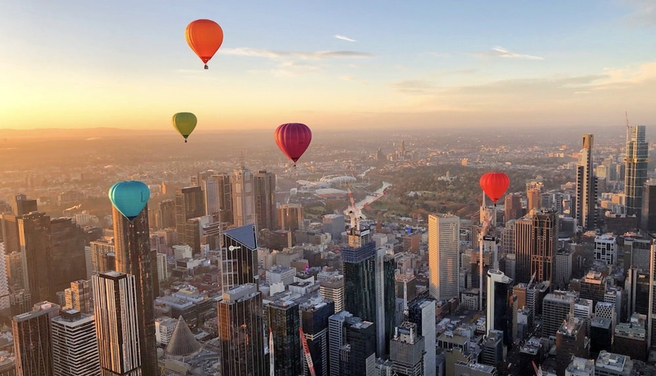 Melbourne City Hot Air Balloon Tour