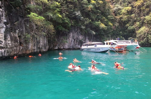 푸켓 카이섬 제도 3섬 반나절 투어