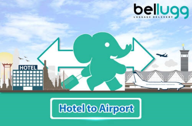 방콕 호텔 - 수완나품 공항 벨럭 짐 배송 서비스