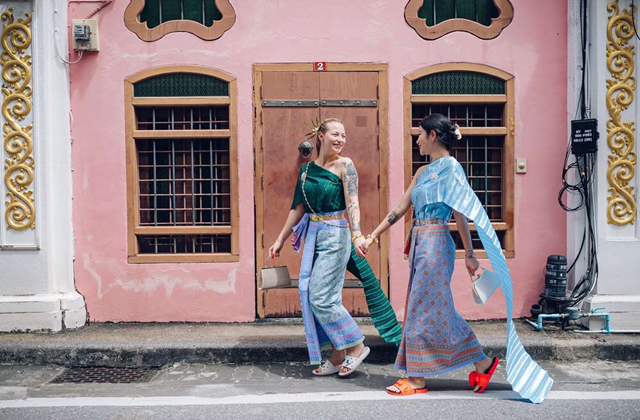 헬로우 푸켓 스튜디오 태국 전통 의상 대여