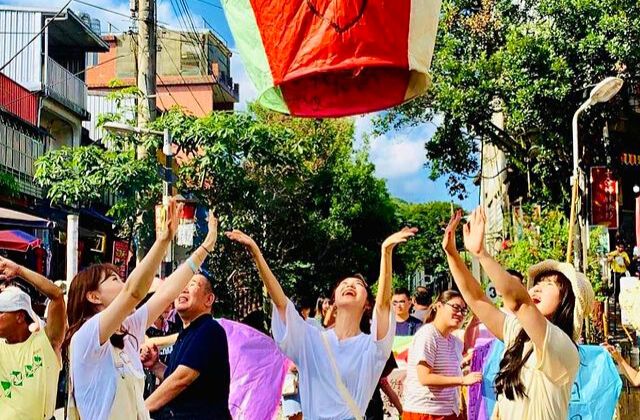 十分·平渓天燈上げ体験(新北市)