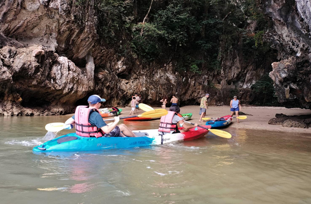 끄라비 딸란 맹그로브 숲 카약 투어