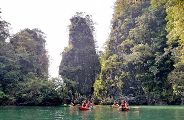 끄라비 딸란 맹그로브 숲 카약 투어