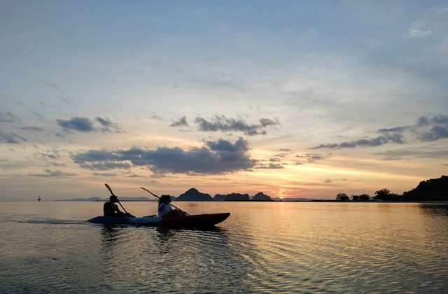 끄라비 아오딸란 선셋 카약 투어