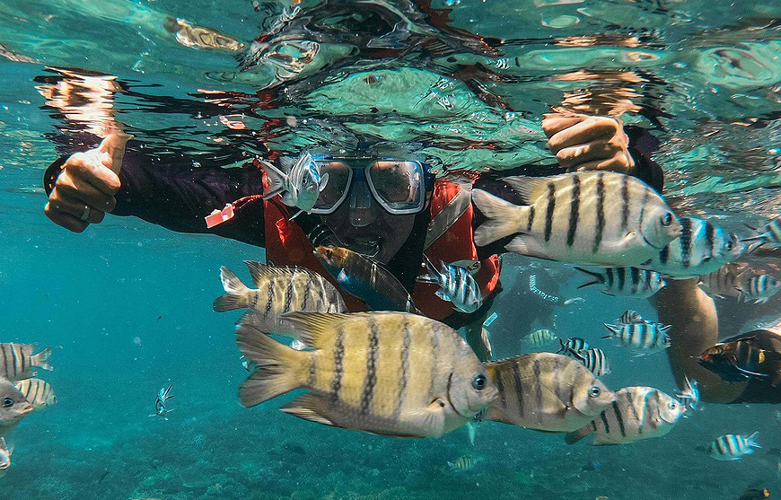 코타키나발루 마무틱 호핑 투어 & 보트 스노클링 (고프로 촬영 무료 서비스)