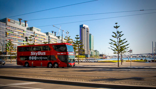 멜버른 툴라마린 공항 스카이버스 티켓 (공항 출발, 시티 도착)