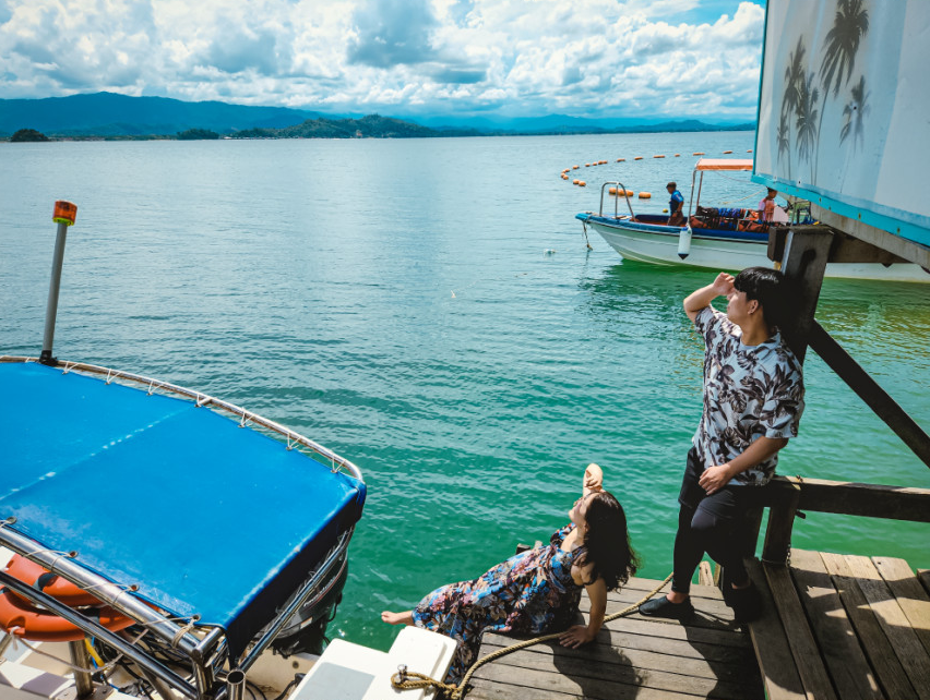 코타키나발루 디나완 섬 호핑 & 봉가완 반딧불 투어