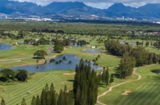 Hawaii Prince Golf Club (18 holes green fee + cart fee + free airport pickup)