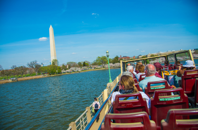 Washington DC Big Bus Hop-On Hop-Off City Tour 1/2/3-Day Ticket