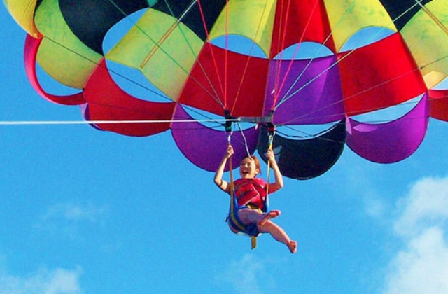 괌 선샤인 패러세일링