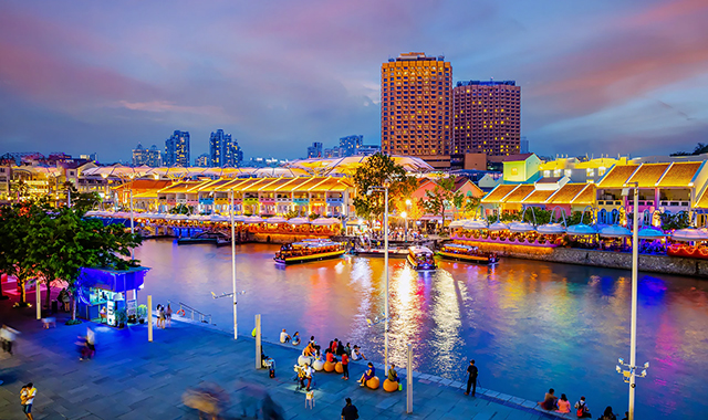 싱가포르의 밤을 제대로 즐기는 야경 워킹 투어 with 양미연 가이드