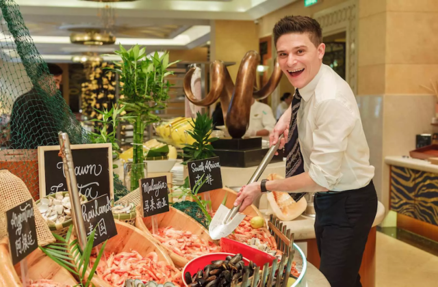 マカオ・ミストラルシーフードビュッフェ（ソフィテルマカオ・ポンテ16）