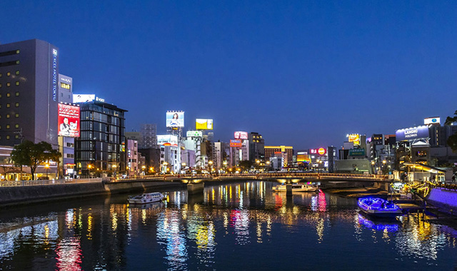 후쿠오카 리버 크루즈 - 나카스 코스