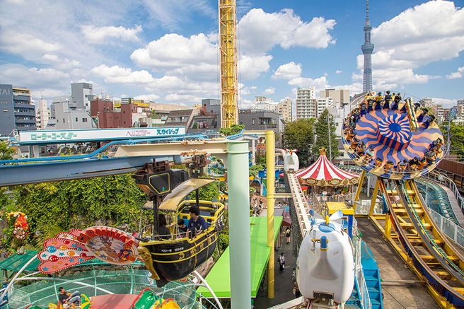 Asakusa Hanayashiki Theme Park Ticket in Tokyo