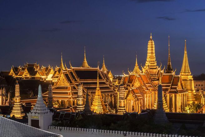 방콕 왕궁 야경 프라이빗 투어 (한국어 가이드)