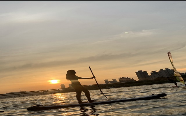 서울 한강 뚝섬유원지 쥬티클럽 패들보드 체험
