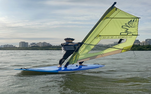 서울 한강 뚝섬유원지 쥬티클럽 윈드서핑 체험