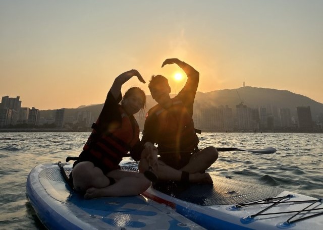 釜山 広安里(プサン クァンアンリ) サーフマリン サンセット パドルボードレッスン＆レンタル