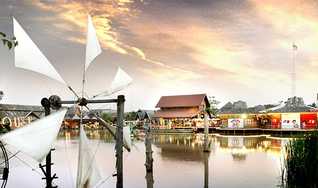 파타야 수상시장 플로팅 마켓 입장권