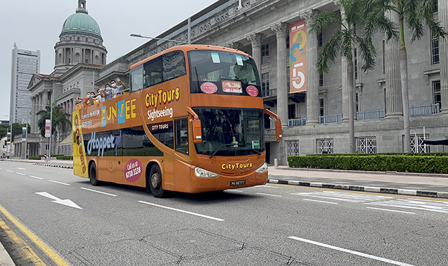 싱가포르 펀비 오픈탑 시티투어 버스