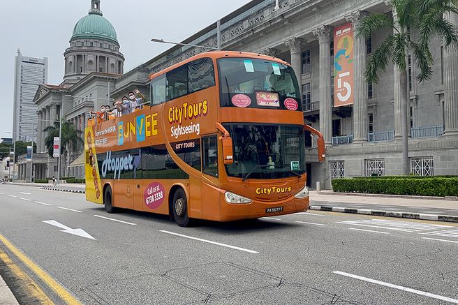 Singapore FunVee Open Top City Tour Bus (2-Hour Pass)