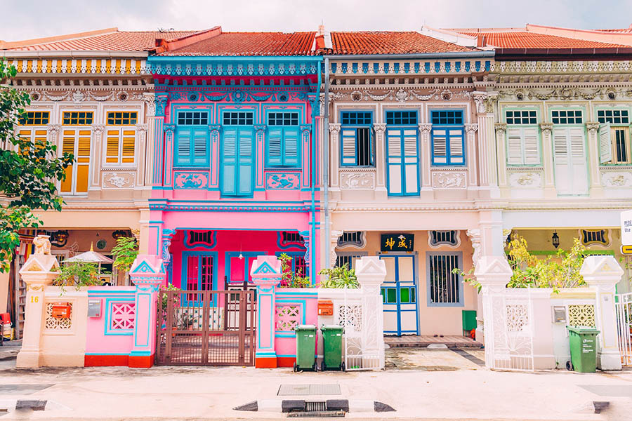 싱가포르 카통 페라나칸 하우스 워킹 투어 + 이스트 코스트 공원 자전거 투어