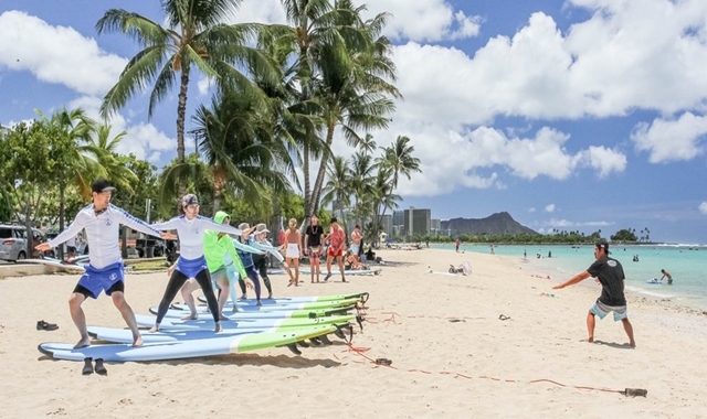 [한인 강사] 하와이 호놀룰루 서핑 레슨