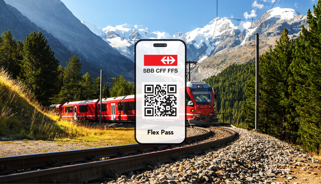 Swiss Travel Pass Flexi e-Ticket