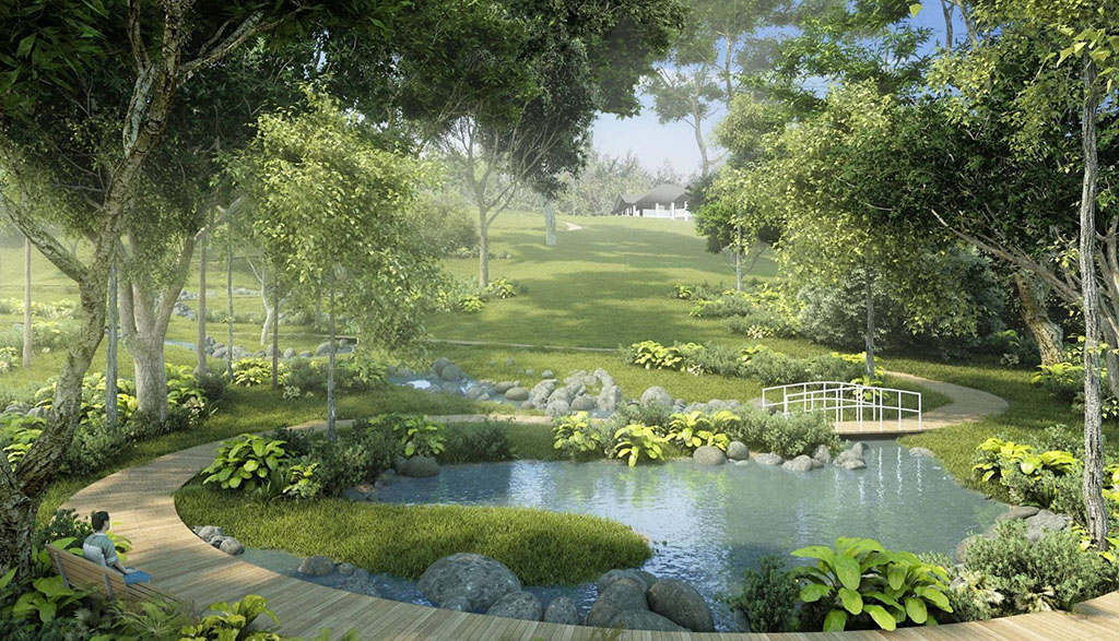 싱가포르 보타닉 가든 & 썬텍시티 2층 버스 투어