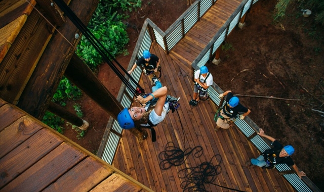 하와이 오아후 노스쇼어 클라임 웍스 짚라인 체험
