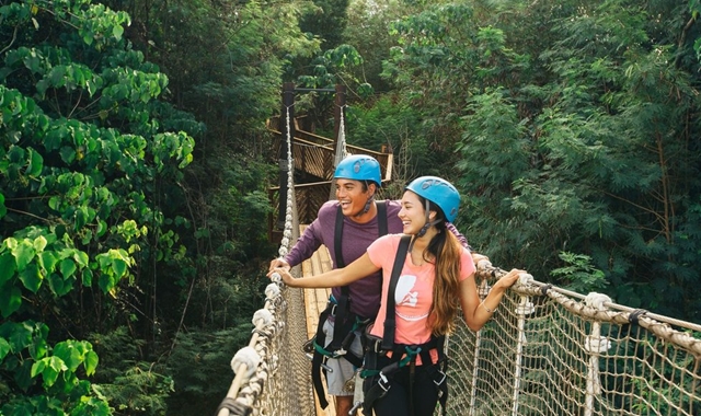 하와이 오아후 노스쇼어 클라임 웍스 짚라인 체험