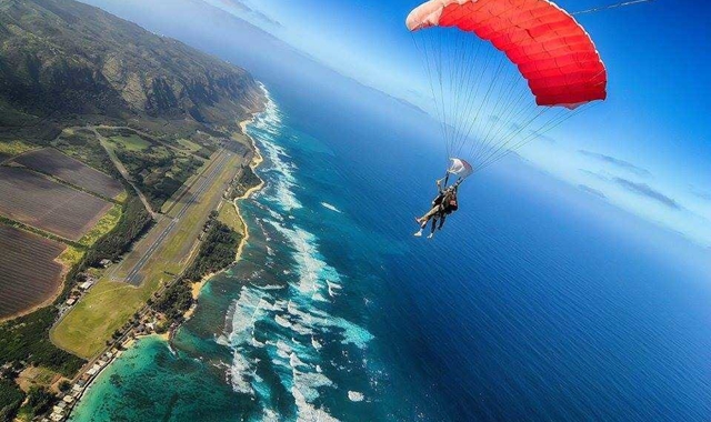 하와이 노스쇼어 스카이 다이빙