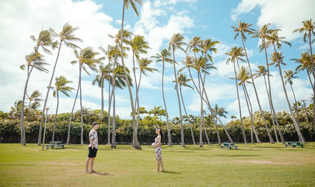 하와이 커플 스냅 투어 - 아름다움과 사랑을 담은 화보 사진