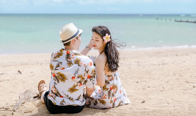 하와이 커플 스냅 투어 - 아름다움과 사랑을 담은 화보 사진