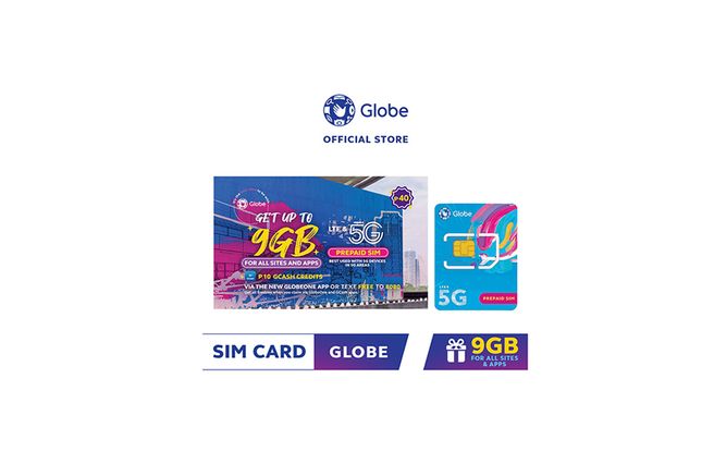필리핀 글로브 6일 LTE 완전 무제한 유심 (인천공항 수령)