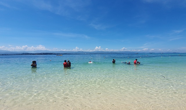 [★무료시티투어] 코타키나발루 마무틱 호핑투어 (씨워킹, 패러세일링)