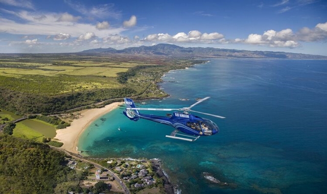하와이 오아후 블루 하와이안 헬리콥터 투어