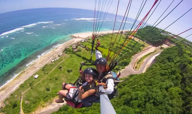 발리 패러글라이딩 (픽업 선택 가능)