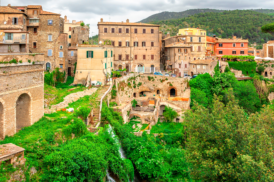 Tivoli Villa Gregoriana Park Ticket near Rome